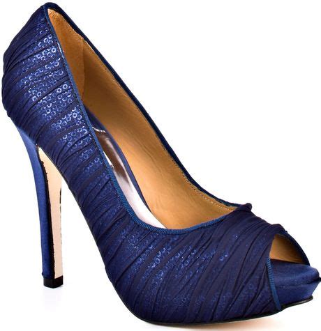 badgley mischka navy shoes|badgley mischka swimsuit.